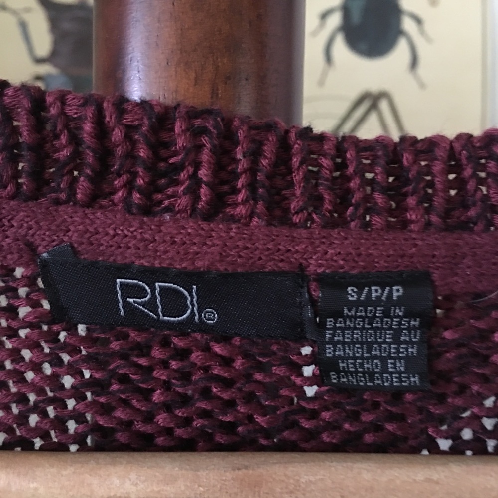 Maroon RDI Sweater - Picture 4 of 4